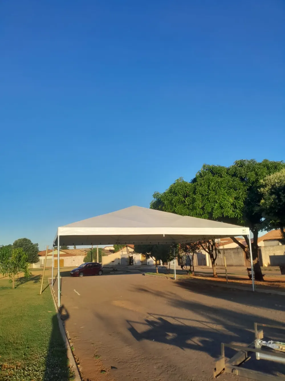 Tenda Will Tendas cobrindo uma rua inteira para evento de grande porte